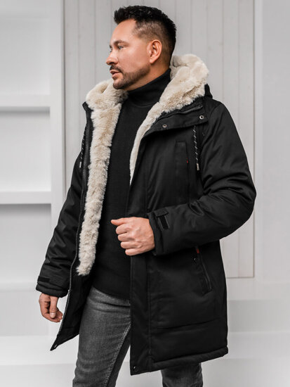 Chaqueta parka de invierno para hombre negro Bolf 5M3132A1