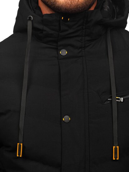 Chaqueta parka de invierno para hombre negro Bolf 5M3135