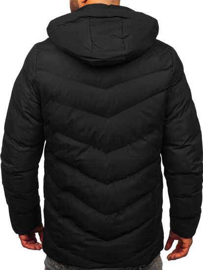 Chaqueta parka de invierno para hombre negro Bolf 5M3135