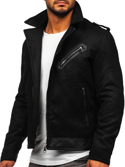 Chaqueta ramonera de entretiempo para hombre negro 79M15501