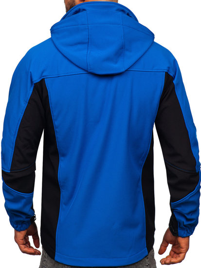 Chaqueta softshell para hombre azul Bolf T019