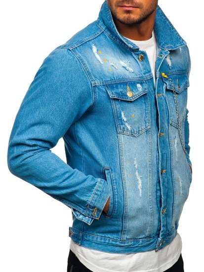 Chaqueta vaquera azul para hombre Bolf 3-4