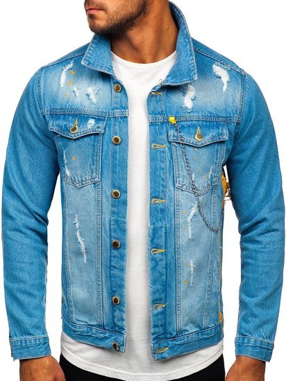 Chaqueta vaquera azul para hombre Bolf 3-4