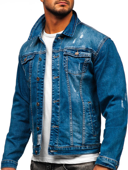 Chaqueta vaquera para hombre azul Bolf MJ507B AZUL