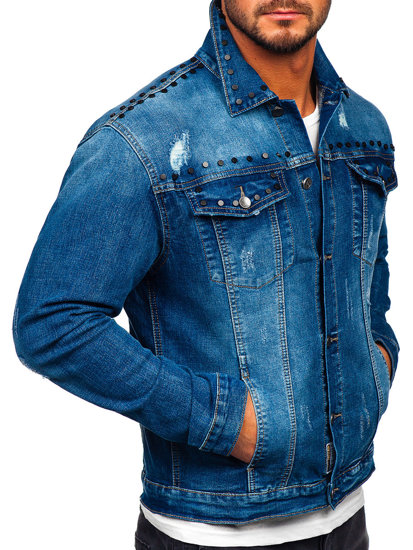 Chaqueta vaquera para hombre azul Bolf MJ504B