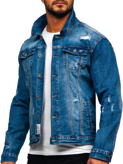 Chaqueta vaquera para hombre azul Bolf MJ507B