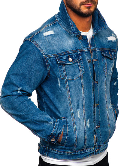 Chaqueta vaquera para hombre azul Bolf MJ507B