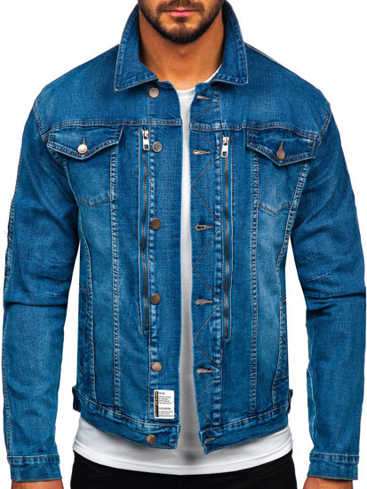 Chaqueta vaquera para hombre azul Bolf MJ508B