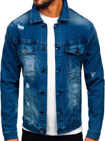 Chaqueta vaquera para hombre azul claro Bolf MJ506B