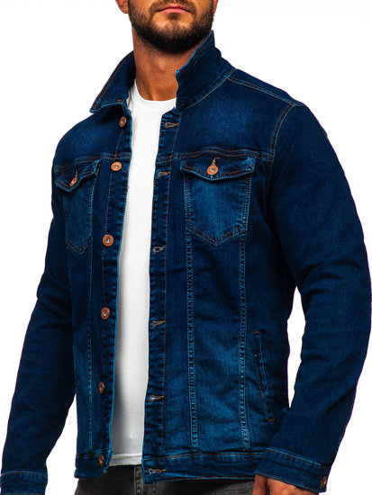 Chaqueta vaquera para hombre azul tinta Bolf 200