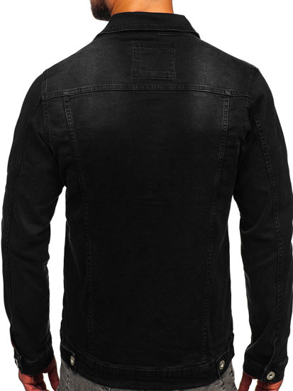 Chaqueta vaquera para hombre negro Bolf 200