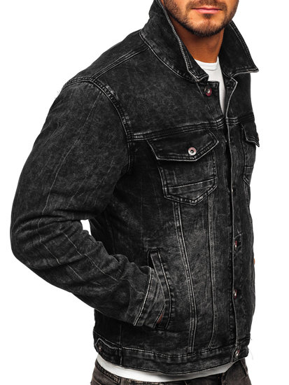 Chaqueta vaquera para hombre negro Bolf RC31160W1