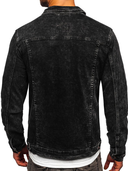 Chaqueta vaquera para hombre negro Bolf RC31160W1