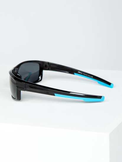 Gafas de sol negro y azul Bolf MIAMI7