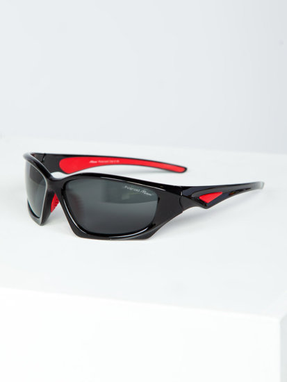 Gafas de sol negro y rojo Bolf MIAMI4