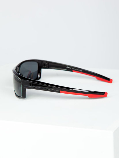 Gafas de sol negro y rojo Bolf MIAMI7