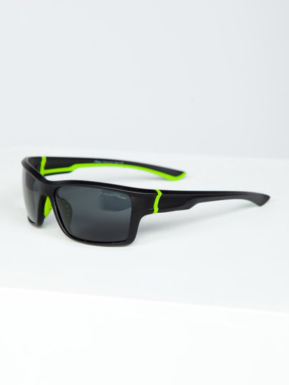 Gafas de sol negro y verde Bolf MIAMI6