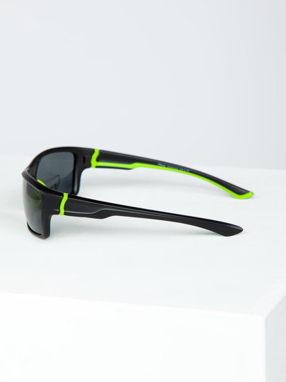 Gafas de sol negro y verde Bolf MIAMI6