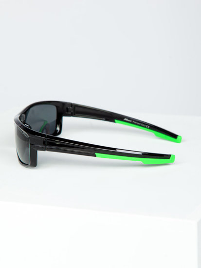 Gafas de sol negro y verde Bolf MIAMI7