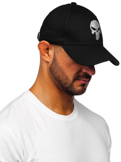 Gorra con visera, negra Bolf CZ125