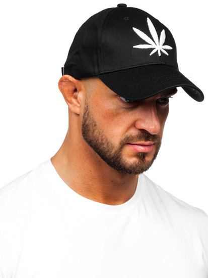 Gorra con visera negro y blanco Bolf CZ01