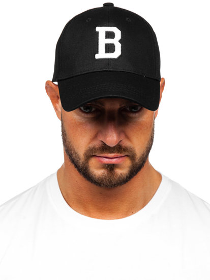 Gorra con visera negro y blanco Bolf CZ07