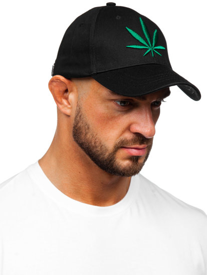 Gorra con visera negro y verde Bolf CZ01