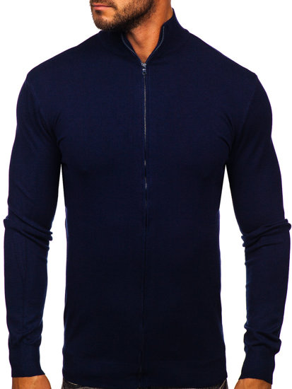 Jersey abierto para hombre azul oscuro Bolf MM6004