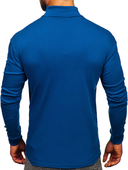 Jersey básico de cuello alto para hombre indigo Bolf 145347-1