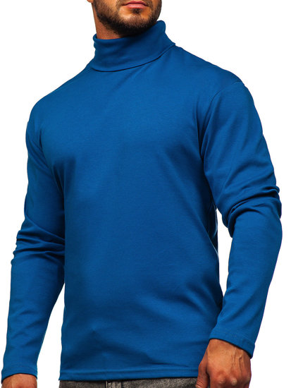 Jersey básico de cuello alto para hombre indigo Bolf 145347