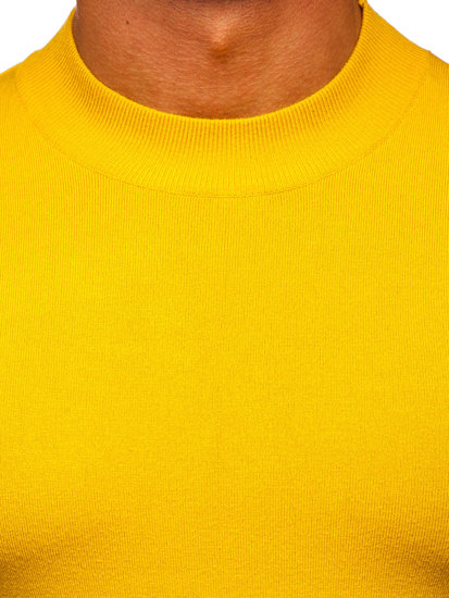 Jersey básico de cuello medio para hombre amarillo Bolf MMB603