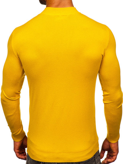 Jersey básico de cuello medio para hombre amarillo Bolf MMB603