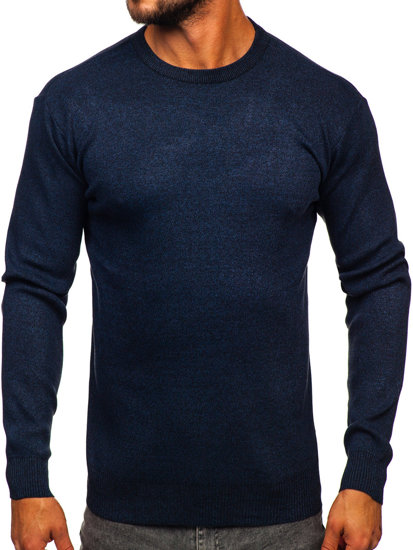 Jersey básico para hombre azul oscuro Bolf S8502