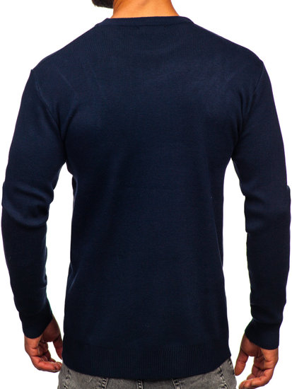 Jersey básico para hombre azul oscuro Bolf S8506