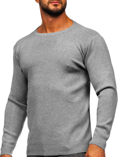 Jersey básico para hombre gris Bolf S8506