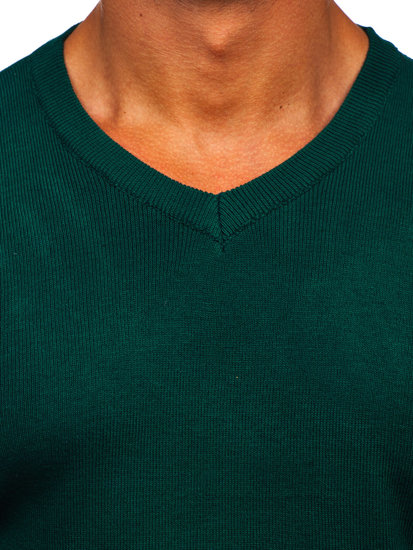 Jersey con escote de pico básico para hombre verde Bolf S8533