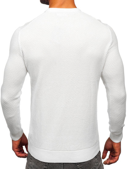 Jersey de algodón para hombre blanco Bolf W6-21344