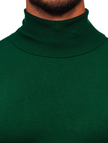 Jersey de cuello alto básico para hombre verde Bolf W1-1728