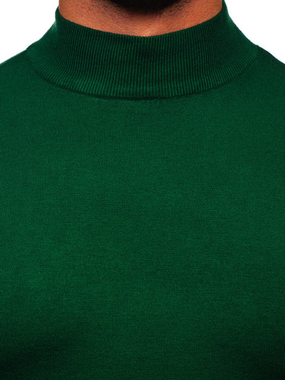 Jersey de cuello medio básico para hombre verde Bolf W1-1725