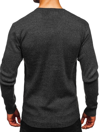 Jersey de escote pico para hombre grafito Bolf S8725