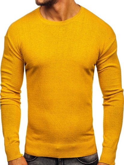 Jersey para hombre amarillo Bolf 0001