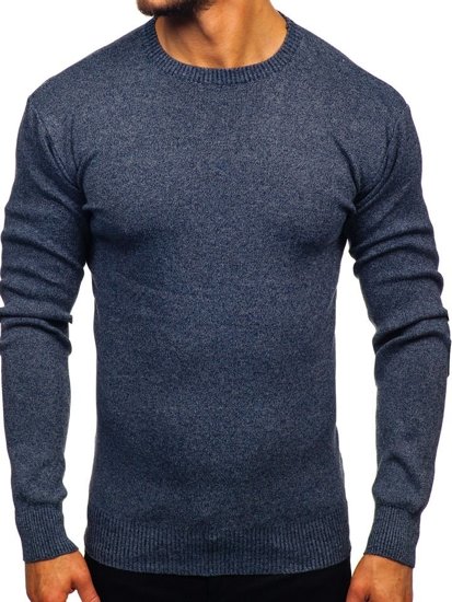 Jersey para hombre azul oscuro Bolf 8364