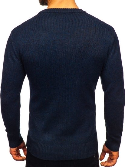 Jersey para hombre azul oscuro Bolf H1937