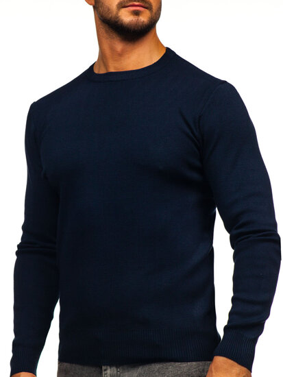 Jersey para hombre azul oscuro Bolf H2401