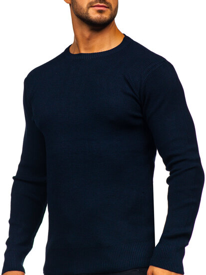 Jersey para hombre azul oscuro Bolf S8750