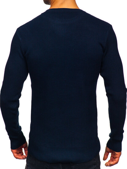 Jersey para hombre azul oscuro Bolf S8750