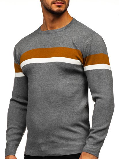 Jersey para hombre color gris Bolf H2072