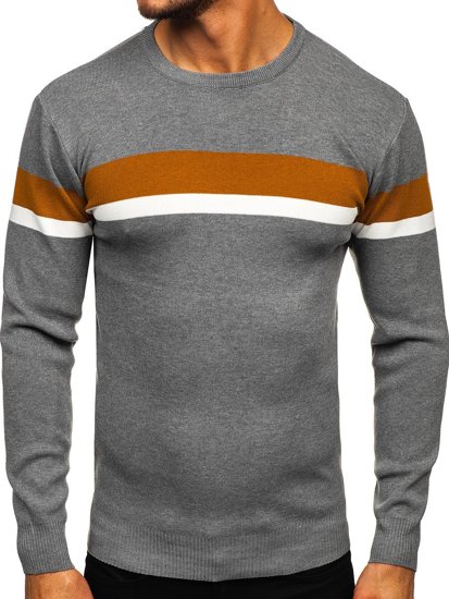 Jersey para hombre color gris Bolf H2072