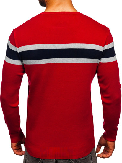 Jersey para hombre rojo Bolf H2108