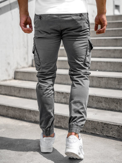 Joggers cargo para hombre color gris Bolf CT6706S0